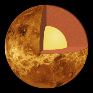Venus-Planet-innerer-Aufbau